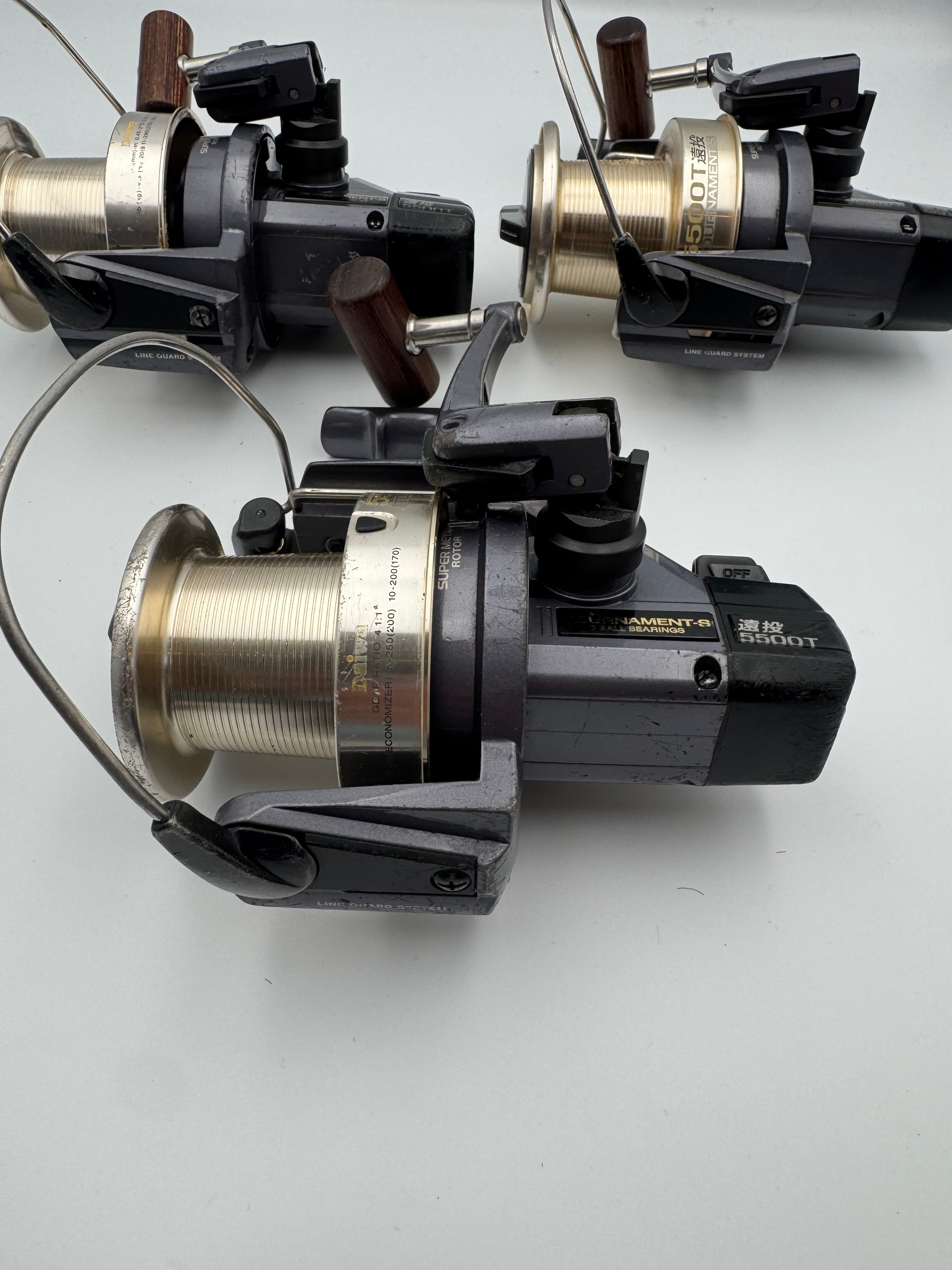 Daiwa Tournament 5500t set of three