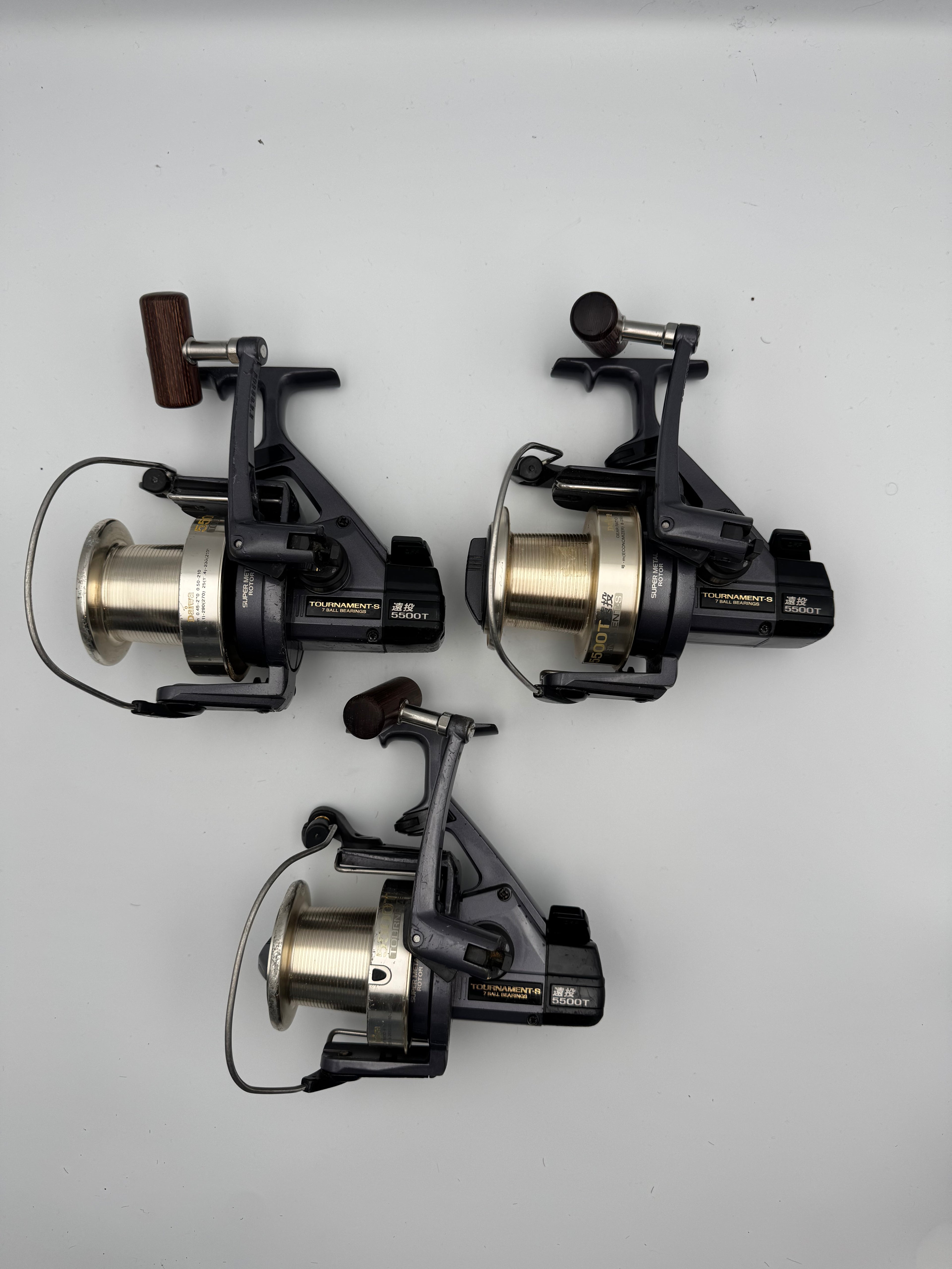 Daiwa Tournament 5500t set of three