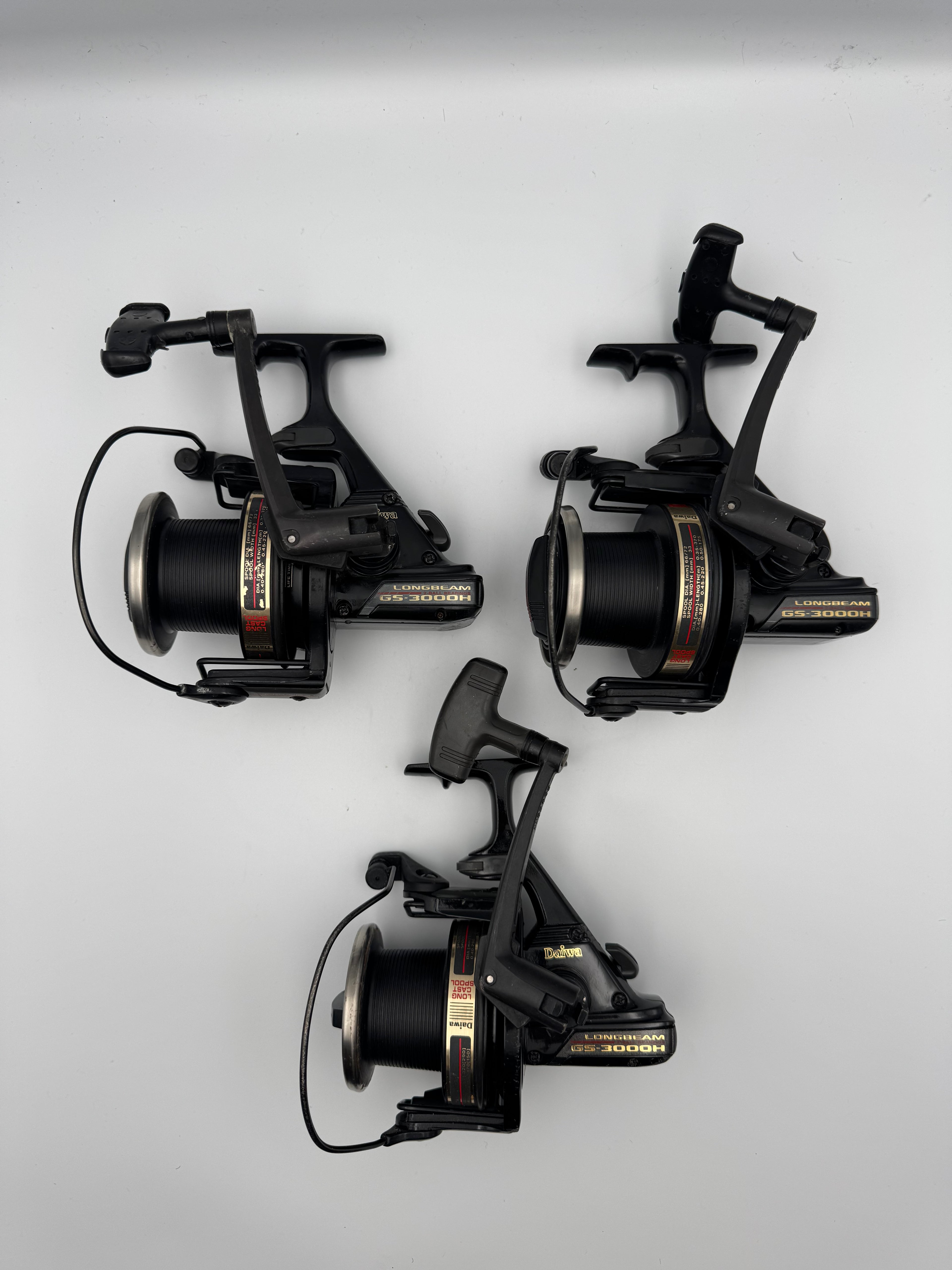 Daiwa Longbeam gs3000h set of three