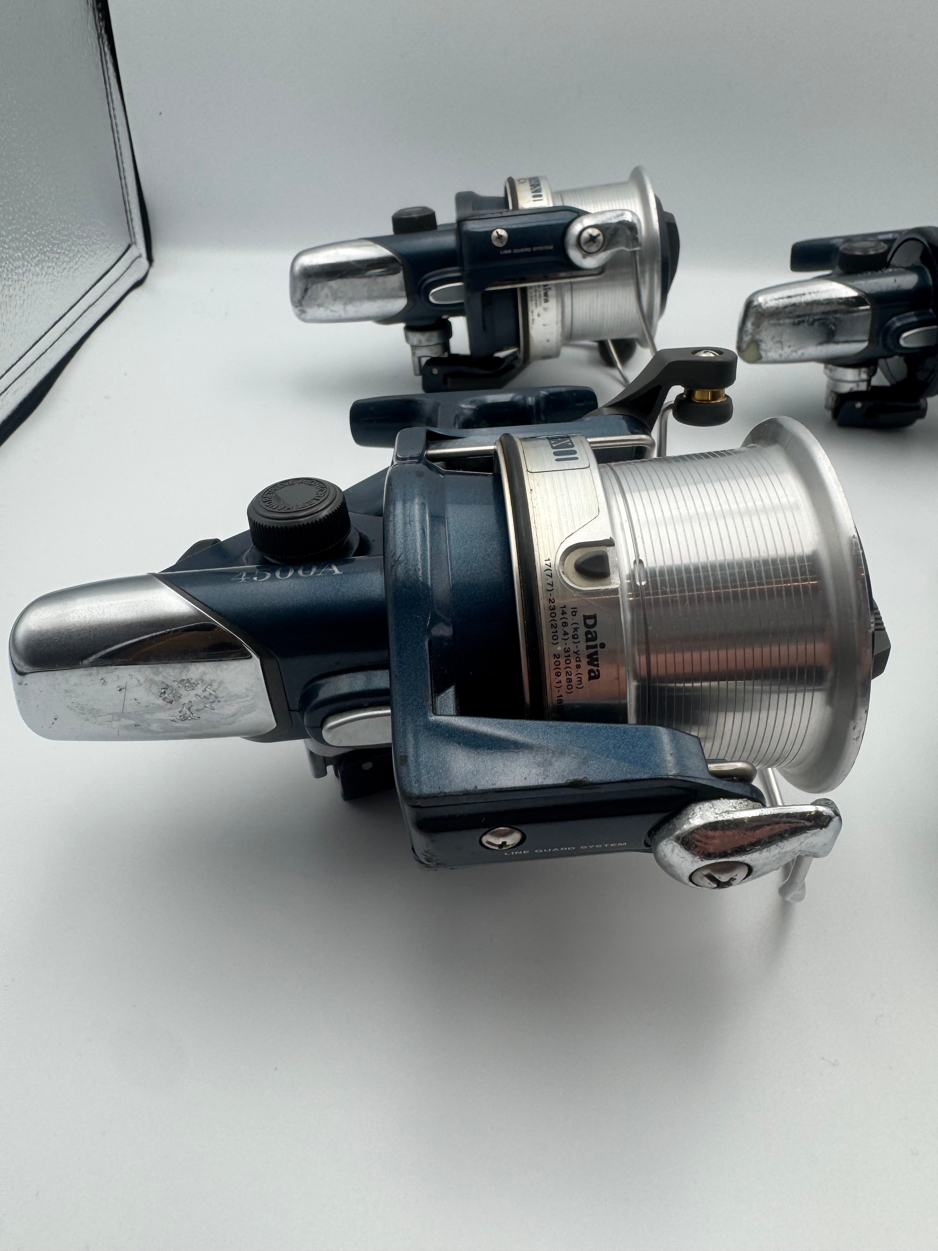 Daiwa emblem x4500a set of four