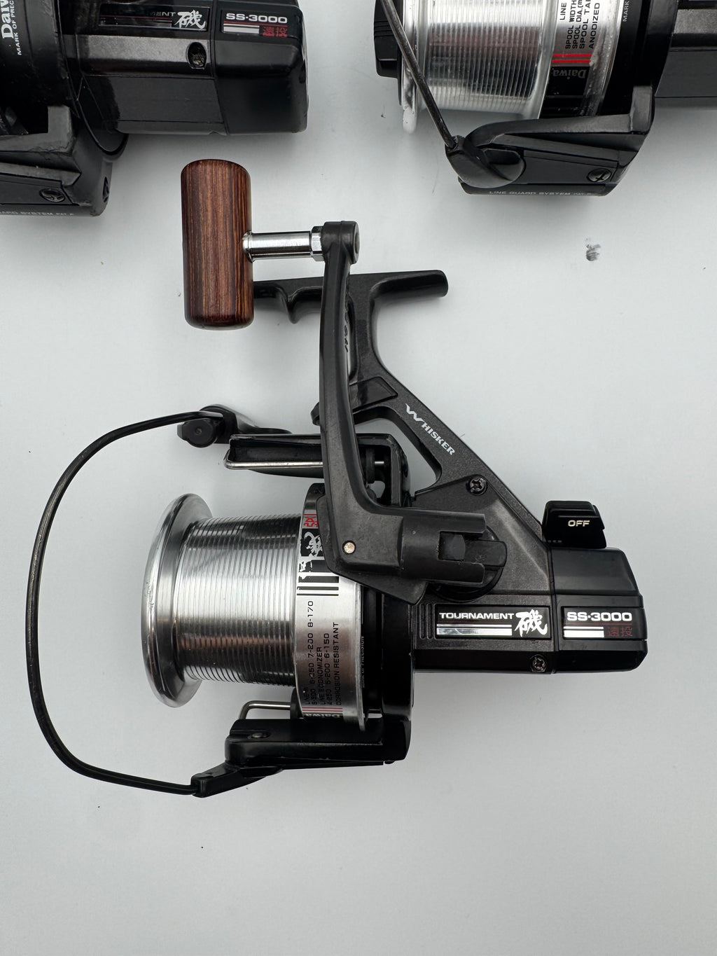 Daiwa SS3000 Square Drive Whisker Tournament Set Of Three