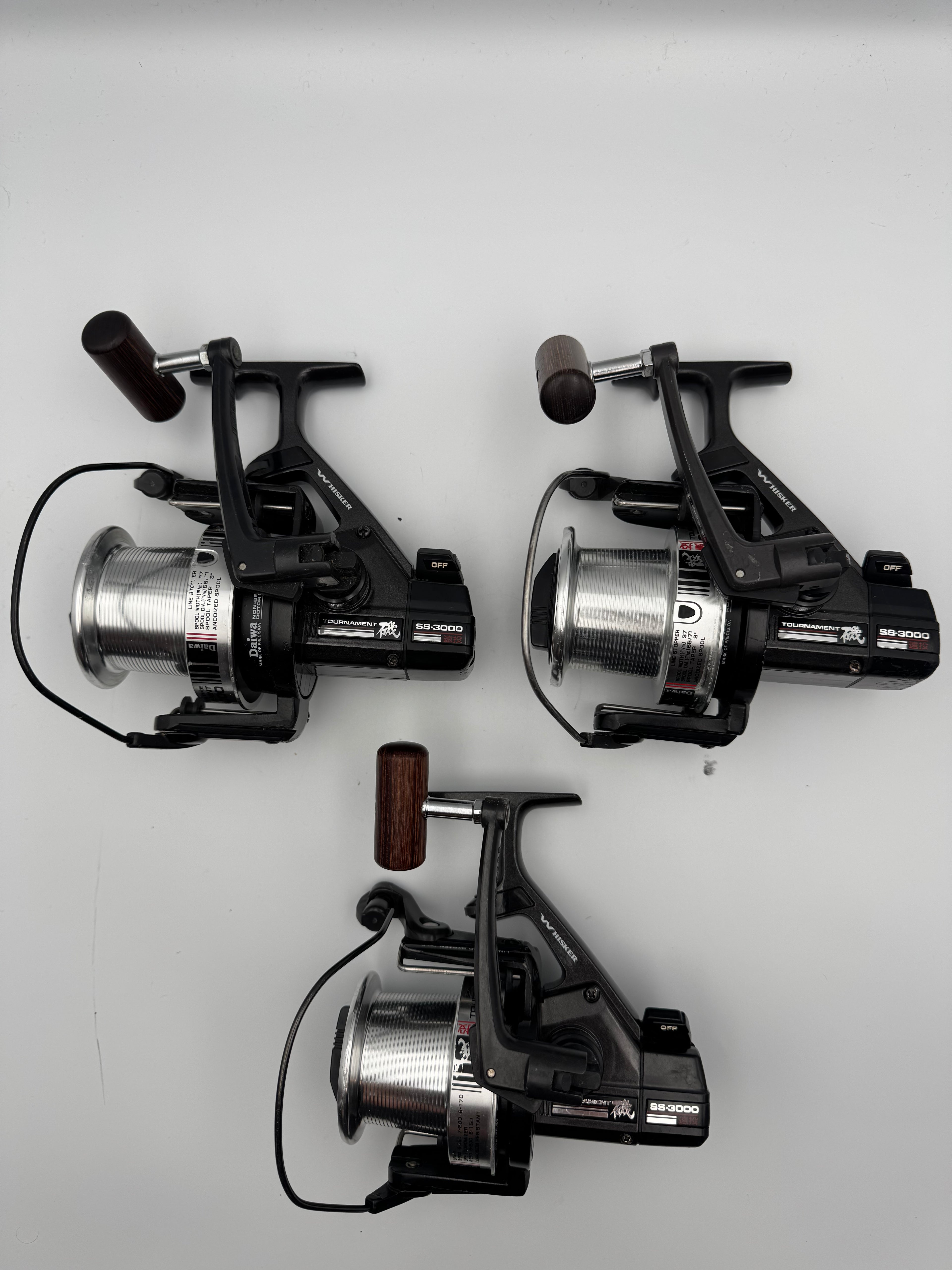 Daiwa SS3000 Square Drive Whisker Tournament Set Of Three