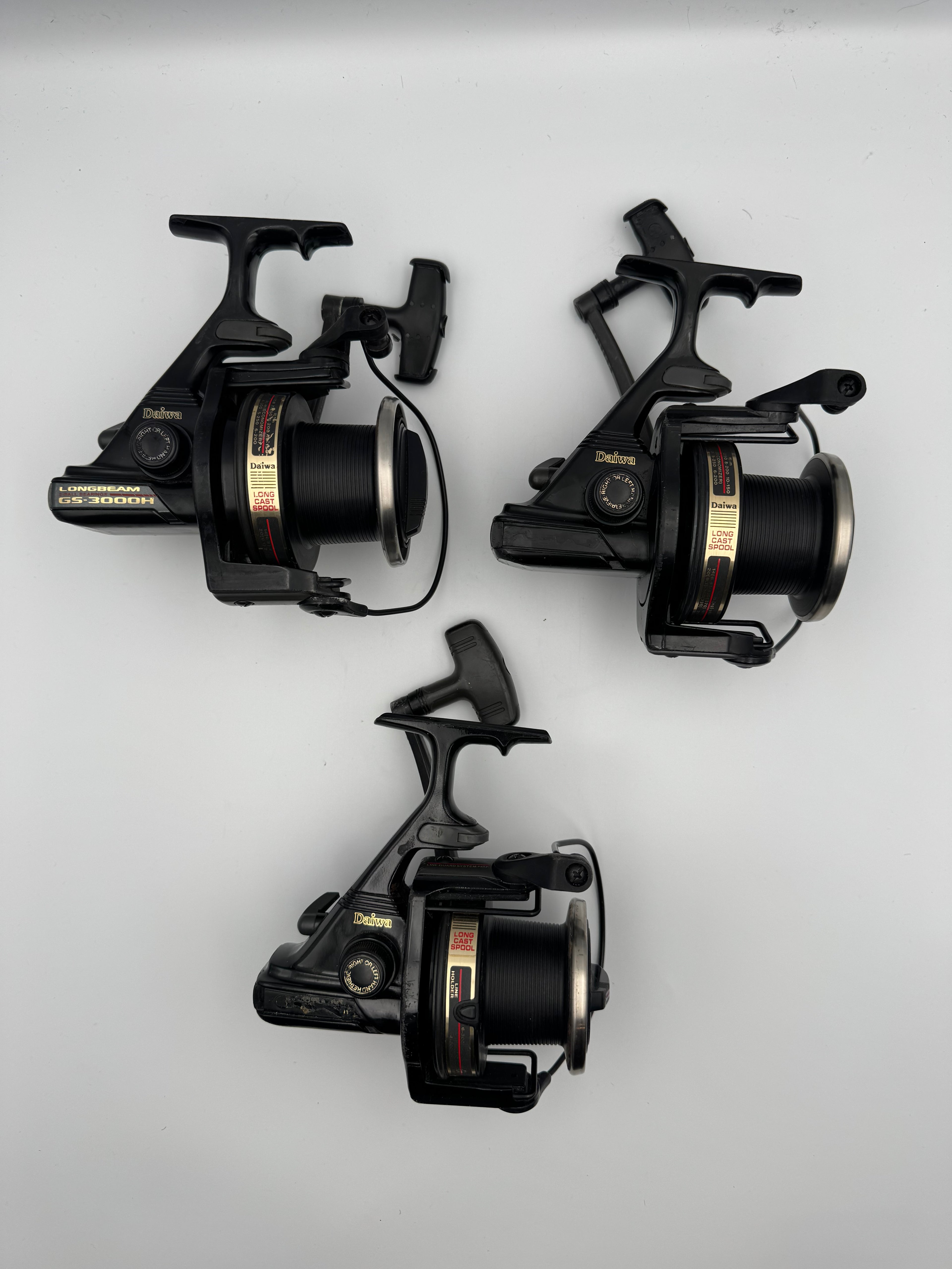 Daiwa Longbeam gs3000h set of three